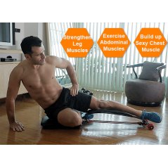 Gdeal Multifunctional AB Flex Abdominal Trainer Fitness Equipment Home Gym Workout