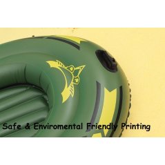 Gdeal Portable Inflatable Boat Double Thicken Water Sport Boat 2 Person PVC Boat Rowing Boat Fishing Ship