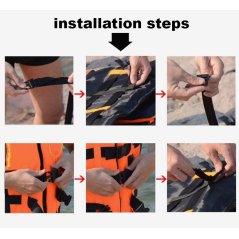 Gdeal Professional Safety Life Jacket Foam Float Vest For Adult Children Water Ski Sports