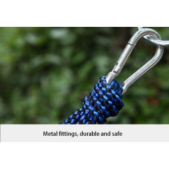 Gdeal Single-person Hammock Hanging Bed Portable High Strength Fabric Hammock With Mosquito Net For Outdoor Camping Travel
