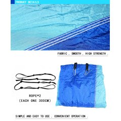 Gdeal Single-person Hammock Hanging Bed Portable High Strength Fabric Hammock With Mosquito Net For Outdoor Camping Travel