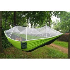 Gdeal Single-person Hammock Hanging Bed Portable High Strength Fabric Hammock With Mosquito Net For Outdoor Camping Travel