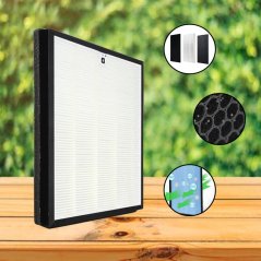 Gdeal GTE Air Micro Nano Level HEPA High Energy Coconut Activated Carbon Layer Purifier Filter