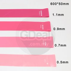 Gdeal Pink Gradient Pull Ring Four Pieces Yoga Resistance Ring Resistance Band Fitness Pull Rope