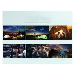 Gdeal GTE USB Charging Portable Night Light Camping Travel Bright Lamp With Hooks Lampu لمڤو