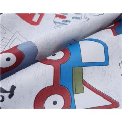 Gdeal GTE 1pcs Home Window Blackout Cartoon Car Curtain Punching Short Design Curtain Heat Insulation Langsir (100cm x 130cm)
