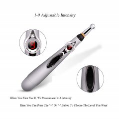 Gdeal Electronic Acupuncture Pen Electronic Meridian Energy Massager Pain Relief Therapy Heal Massage Pen Healthy Tool (W-912)