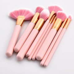 Gdeal 10pcs High Quality Professional Makeup Brush Beauty Tools Set Pink (CM-2888)