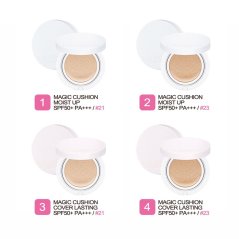 ميشا بودرة كريم اساس ماجيك كوشن مع واقي شمس SPF50+ PA+++ رقم #21 & #23