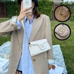 Gdeal Korean Women PU Leather Casual Leisure Sling Bag Shoulder Crossbody Style Messenger Bag