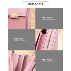 Gdeal Korean Women Casual Style Elegant PU Leather Messenger Bag Ladies Leisure Sling Bag