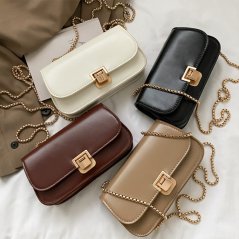 Gdeal Women Korean Fashion Retro PU Leather Sling Bag Vintage Messenger Small Square Bag