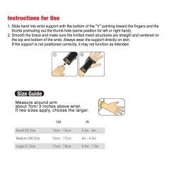 Vantelin Support Wrist Original Japan x1 - 3 Sizes