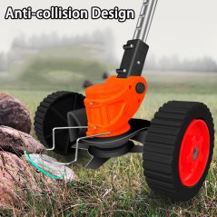 Gdeal Push Wheel Orchard Pruning Lawn Mower Portable Weeding Machine