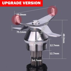 Heavy Duty Blender Jug Blade Ice Crusher Knife Replacement for 767 series TM-767