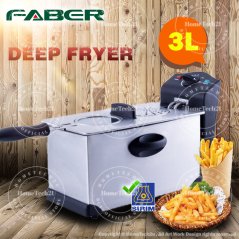 Faber 3L Deep Fryer w Stainess Steel Housing FDF2038 FDF-2038