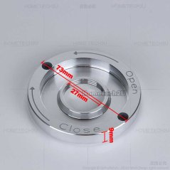 Hometech2u 2.5L Commercial Blender Jug Bottom Spare parts Metal Aluminum blades fixer Lock metal screw nut retainer For Butterfly MK V-Tex Homelux Imbaco Kenwood