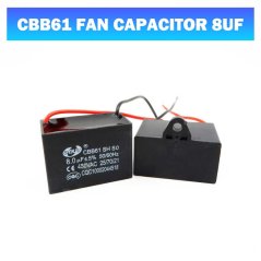 Hometech2u Fan Capasitor Motor Capacitor CBB61 1uf 1.2uf 1.5uf 1.8UF 2uf 2.5uf 3uf 3.5uf 4uf 4.5uf 5uf 6uf 8uf 10uf 12UF 14UF 16UF