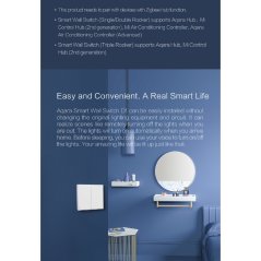 شاومي مفتاح حائط ذكي أكارا بتقنية Zigbee طراز D1