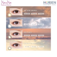 Gmonline31 Horien Eye secret KIRA KIRA series SelfLove Hazel 14.2mm 1 pc 1 box , Monthly Disposable ( Buy 2 box for 1 pair)
