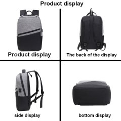Gdeal 3 In 1 Large Capacity Backpack USB Charging Business Computer Bag Leisure School Bag