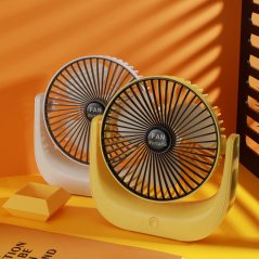 Gdeal Desktop Mini Fan Portable USB Circulating Fan Home Dormitory Windy Electric Table Fan