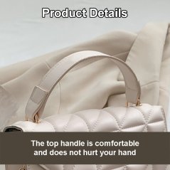 Gdeal Women Plain Color Small Bag Fashion Messenger Bag Western Style Diamond Simple Handbag