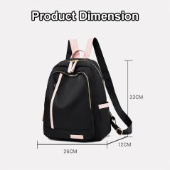 Gdeal Women Oxford Cloth Backpack Large Capacity Backpack Waterproof Lightweight Travel Bag
