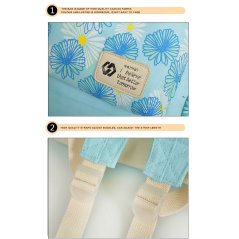 Gdeal 3-In-1 Fashionable Casual Flower Imprint Canvas Laptop Bag Shoulder Bag School Backpack Set- 3 Colors Available