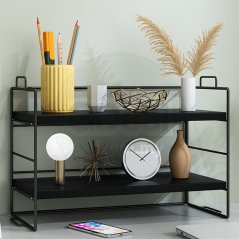 GTE 2 Layers Desktop Racks Desks Storage Offices Dormitory Study Table Organizer