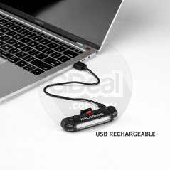 جدال ضوء LED لركوب الدراجة الجبلية في الهواء الطلق قابل لإعادة الشحن