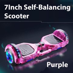 Gdeal 7 Inch Wheel Electric Hoverboard Self-Balancing Scooter LED Light With Bluetooth Speaker For Kids And Adults