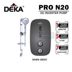 Deka Water Heater with DC Inveter Pump Home Shower Pro N20 Pro N5