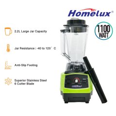 Commercial Blender Heavy High Quality HCB-1100 - HOMELUX 2.3L (Green)