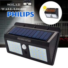 Hometech2u Philips Essential SmartBright Solar Wall Light 6500K Outdoor Flood Light (Inbuilt Solar Panels)