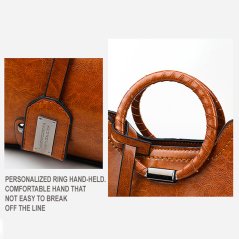 Gdeal Retro Girls Bag Woven Trend Handbag Fashion One Shoulder Diagonal Casual Women Accessories