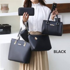 Gdeal 6pcs Women Bag Fashion Large Capacity Handheld One Shoulder Messenger Bag Handbag