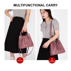 Gdeal 2pcs Women Handbag Crocodile Pattern Shoulder Bags Female Sling Casual Fashions