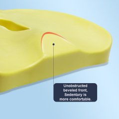 Gdeal GTE Office Comfortable Hip Cushion Seat Universal Soft Foam Lining Spine Protection