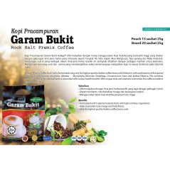 Halagel Herbal Coffee with Rock Salt and Tongkat Ali (20's x 25g)