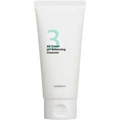 numbuzin No.3 All Green pH Balancing Cleanser, 4.05oz /120ml | Mild, Moisturizing, pH Balancing for Skin Barrier, Natural Cleaning Ingredients, Soothing