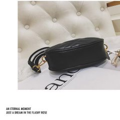 Gdeal Oval Korean Fashion Shoulder Bag Multi-purpose Chest Pocket Spiraea Love Ribbon Sling Bag (RYL-225)