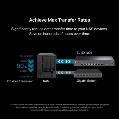 TP-Link TL-SX1008 | 8 Port 10G/Multi-Gig Unmanaged Ethernet Switch