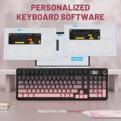 Attack Shark X98Pro Wireless Mechanical Gaming Keyboard (Blackberry)