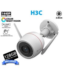 إبزفيز كاميرا مراقبة H3C دقة 2K⁺ (4 ميجابكسل/1440P) ملونة برؤية ليلية