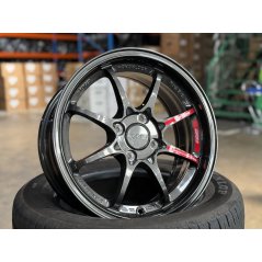 15X6.5 ET40 AOW Flow Formed CE28CR Rim (4 Wheel) Gloss Gunmetal 4X100