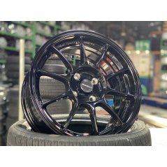 New 15X7 ET35 AOW Flow Formed TC105X Rim (4 Wheel) Gloss Black 4X100