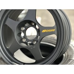 New 15X7.5 ET28 Aow Flow Formed Spoon Rim (4 Wheel) Matt Black 5X114.3