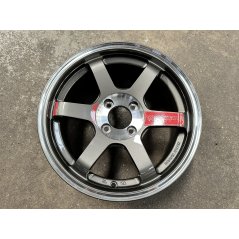 15X7 ET35 AOW 11 Flow Formed TE37SL Rim (4 Wheel) Gloss Gunmetal 4X100