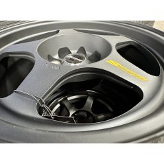 New 15X7.5 ET28 AOW Flow Formed Spoon Rim (4 Wheel) Matt Black 4X100